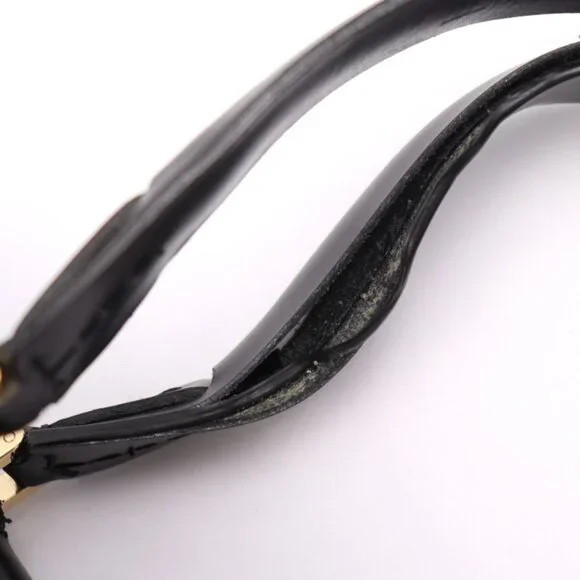 LOUIS VUITTON Black Leather Tote Bag - Picture 8 of 9